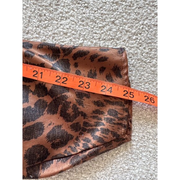 Leopard Print Kimono Cardigan Open Front Lightweight Women’s Outerwear Brown & B - Picture 4 of 6